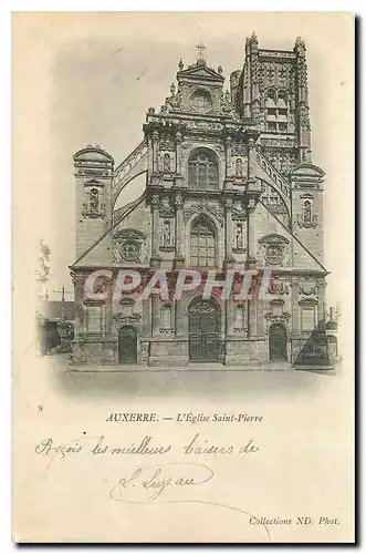 Cartes postales Auxerre L'Eglise Saint Pierre