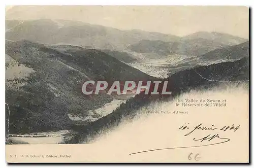 Cartes postales La Vallee de Sewen et le Reservoir de l'Alfeld