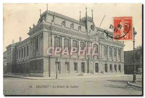 Ansichtskarte AK Belfort Le Palais de Justice