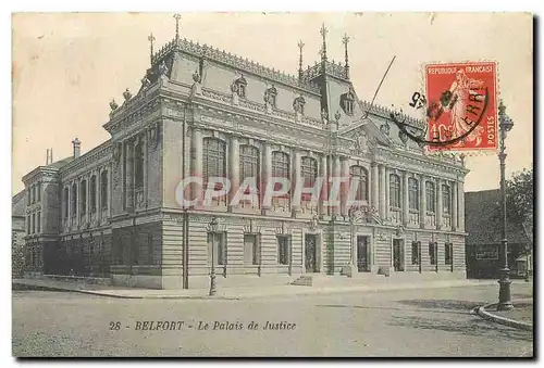 Cartes postales Belfort Le Palais de Justice