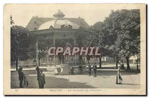 Cartes postales Belfort Le Kiosque de Musique
