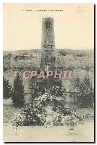 Cartes postales Belfort Le Monument des Mobiles