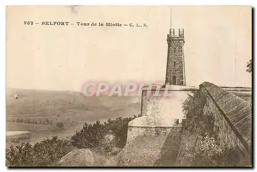 Cartes postales Belfort Tour de la Miotte