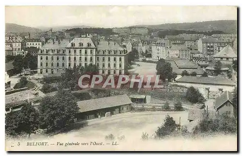 Ansichtskarte AK Belfort Vue generale vers l'Ouest