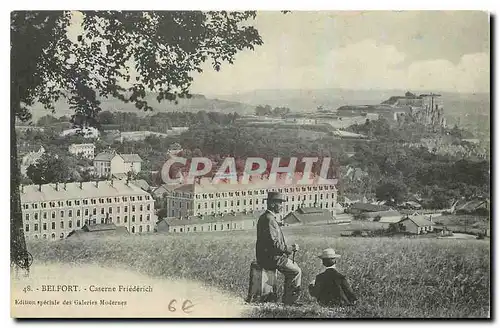 Ansichtskarte AK Belfort Caserne Friederich