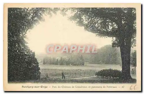 Ansichtskarte AK Savigny sur Orge Parc du Chateau de Grandvaux et panorama de Petitvaux