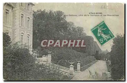 Cartes postales Athis Mons Le Chateau cote de la terrasse et les Charmilles