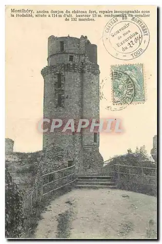Cartes postales Montlhery ancien donjon du chateau fort