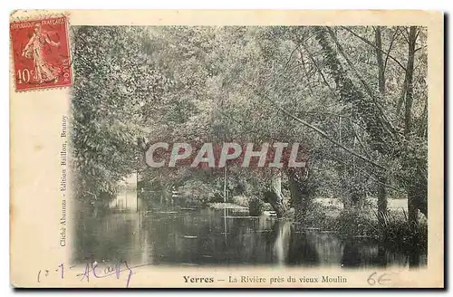 Cartes postales Yerres La Riviere pres du vieux Moulin