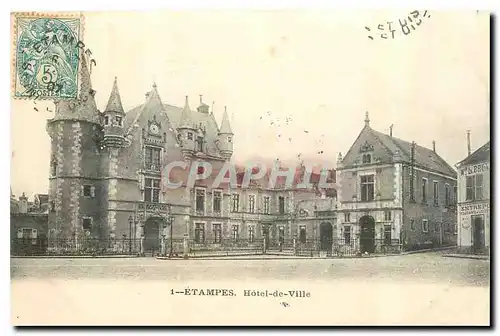 Cartes postales Etampes Hotel de Ville