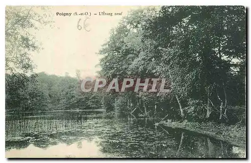 Cartes postales Poigny s et o l'Etang Neuf