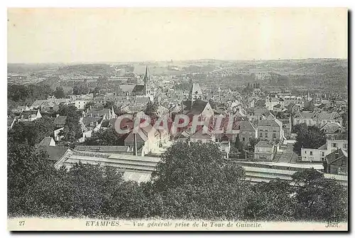 Cartes postales Etampes Vue generale prise de la Tour de Guinette