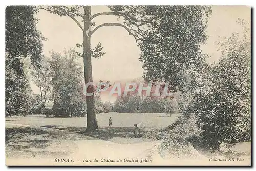 Cartes postales Epinay Parc du Chateau du General Julien