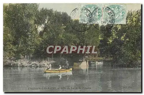Cartes postales Enghien les Bains L'Ile du Lac de la Princesse