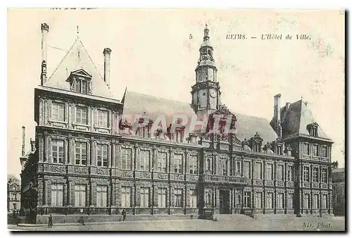 Cartes postales Reims L'Hotel de Ville