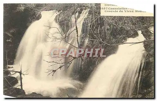 Cartes postales Franche Comte Consolation Le Dessoubre Cascade du Vieux Moulin