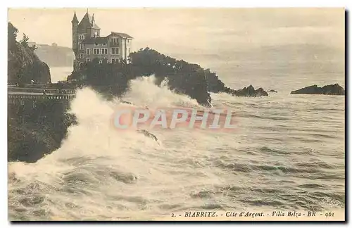 Ansichtskarte AK Biarritz Cote d'Argent Villa Belza