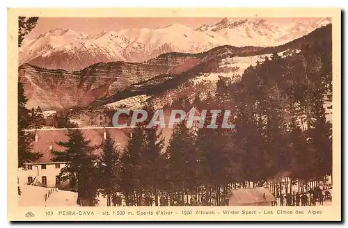 Cartes postales Peira Cava Sports d'hiver Les Cimes des Alpes