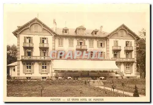 Cartes postales Munster Le Grand Hotel de Munster