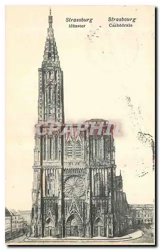 Cartes postales Strasbourg Cathedrale