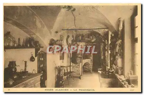 Cartes postales Musee Alsacien la Pharmacie