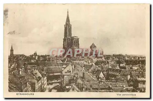 Cartes postales Strasbourg vue Panoramique