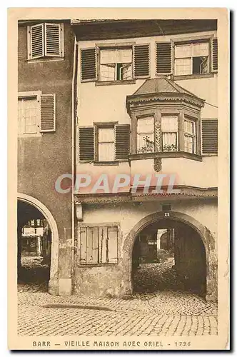 Cartes postales Barr Vieille Maison avec Oriel