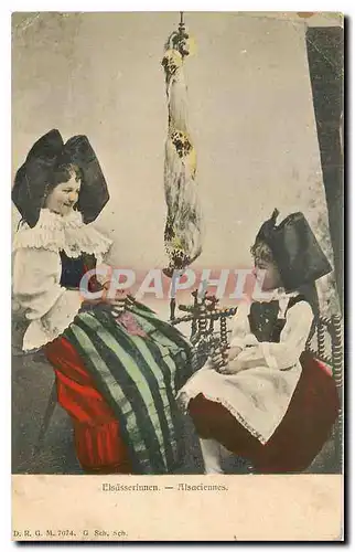 Cartes postales Eisasserinnen Alsaciennes Folklore