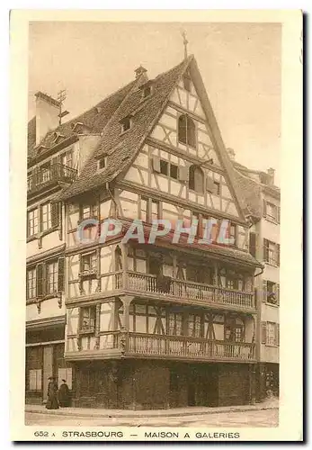 Cartes postales Strasbourg Maison a Galeries