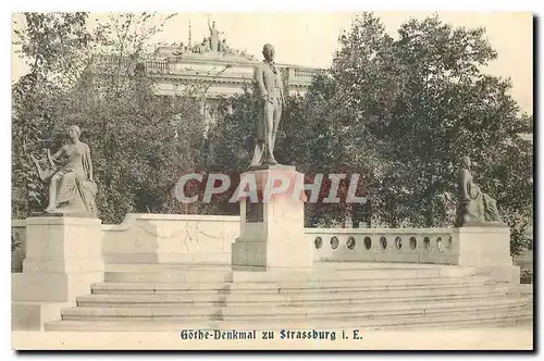 Cartes postales Gothe Denkmale zu Strassburg I E