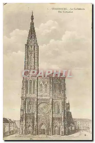 Cartes postales Strasbourg la Cathedrale