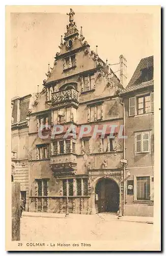 Cartes postales Colmar la Maison des Tetes