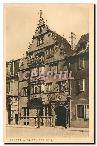 Cartes postales Colmar Maison des Tetes