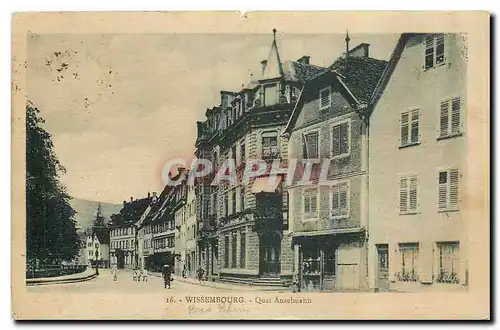 Cartes postales Wissembourg Quai Anselmann