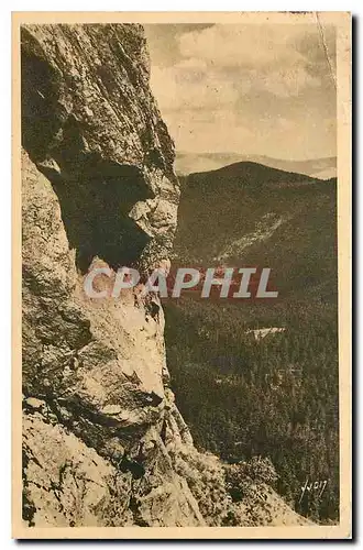 Ansichtskarte AK Route de la Schlucht Haut Rhin Rocher surplombant la Vallee de Munster