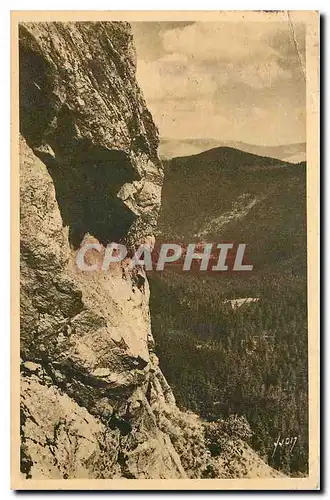 Cartes postales Route de la Schlucht Haut Rhin Rocher surplombant la Vallee de Munster