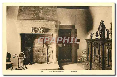 Cartes postales Haut Koenigsbourg Chambre