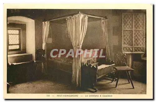 Cartes postales Haut Koenigsbourg la Chambre a Coucher