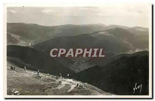 Cartes postales Le Hohneck Ht Rhin la Vallee de Metzeral vue du Belvedere de l'Hotel