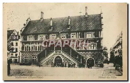 Cartes postales Malhouse Haut Rhin Hotel de Ville