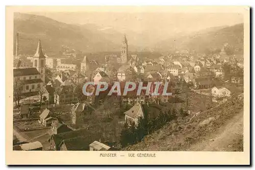 Cartes postales Munster vue generale