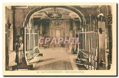 Cartes postales Haut Koenigsbourg Salle des Chevaliers