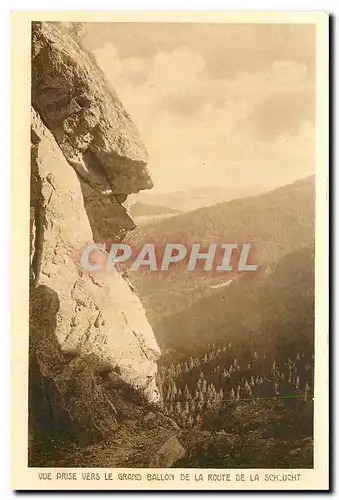 Ansichtskarte AK Vue prise vers le Grand Ballon de la Route de la Schlucht