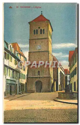 Cartes postales Saverne l'eglise