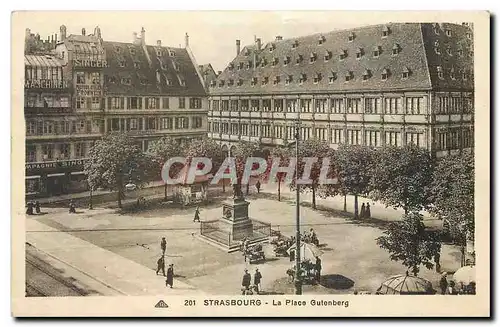 Cartes postales Strasbourg la Place Gutenberg