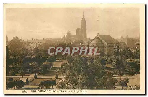 Cartes postales Strasbourg Place de la Republique