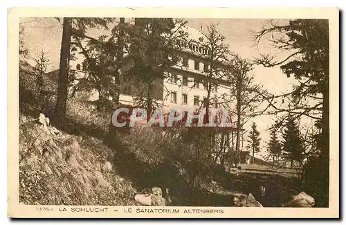 Ansichtskarte AK La Schlucht le Sanatorium Altenberg