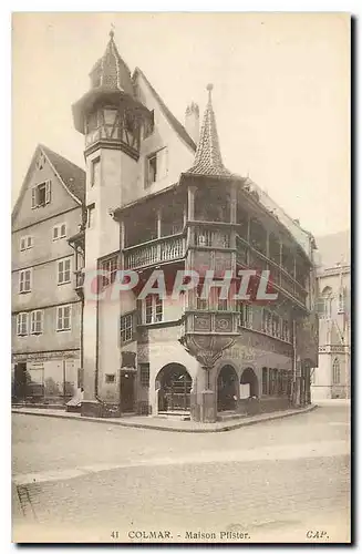 Cartes postales Colmar Maison Plister