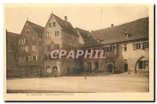 Cartes postales Colmar Commissariat de Police