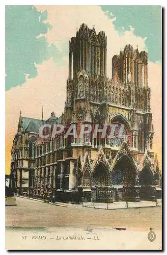 Cartes postales Reims la Cathedrale